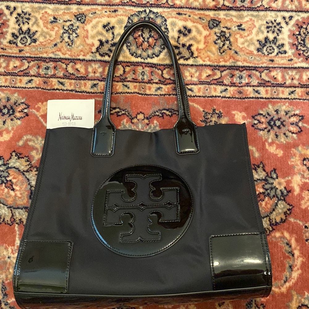 Tory Burch Ella Patent Mini Tote